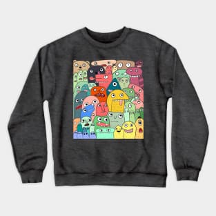 Amazing Doodles Monsters T-shirt & Gift Accessories Crewneck Sweatshirt